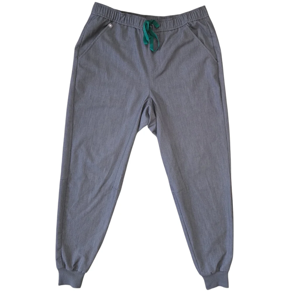 FIGS Tansen Jogger Scrub Pants Mens Sz M Gray Green Drawstring Medical MXXSW2004